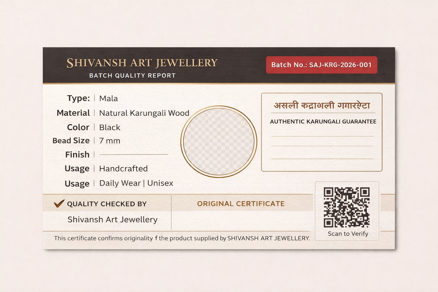 Silver Plated Rudraksha Karungali Bracelet