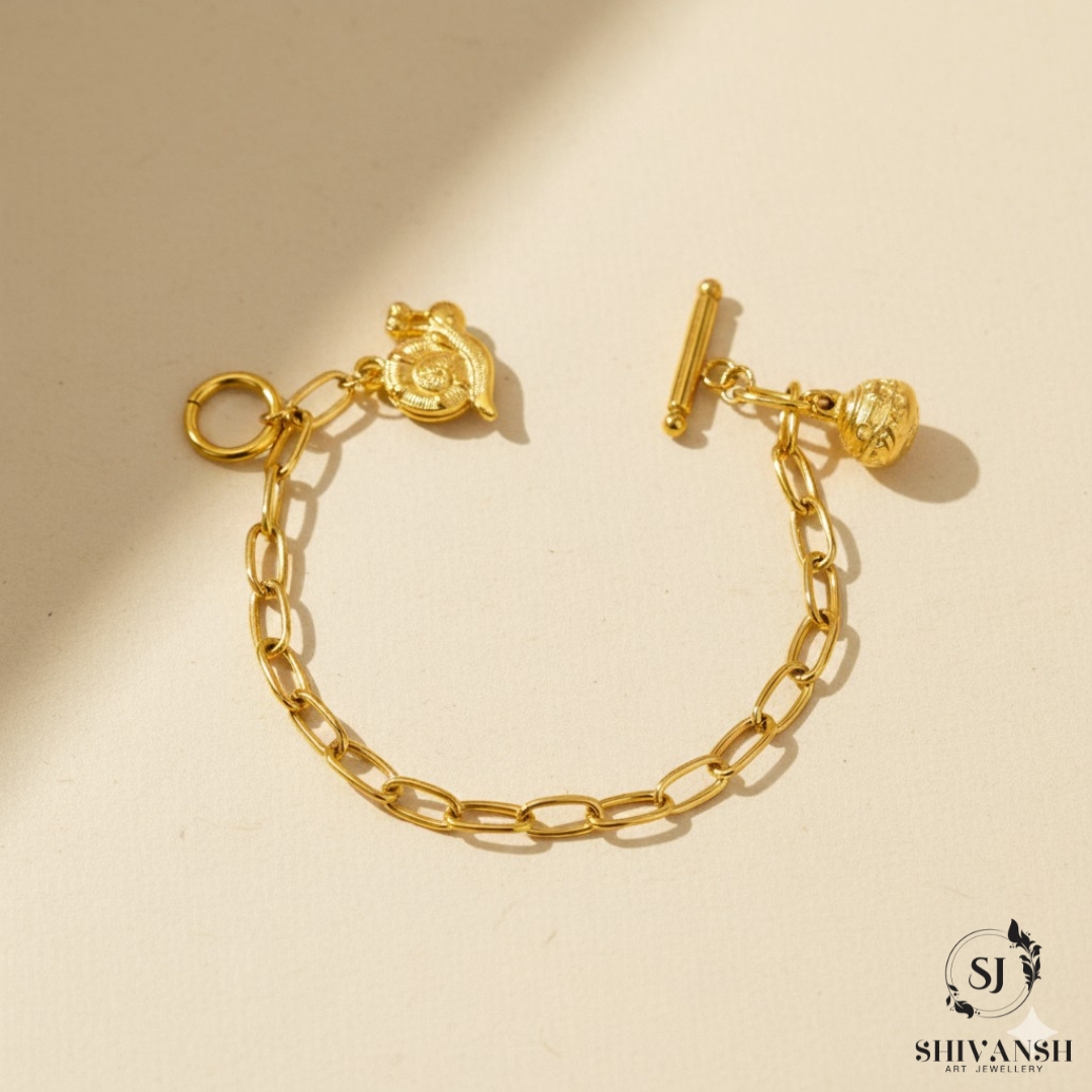 GOLD SHELL BRACELET