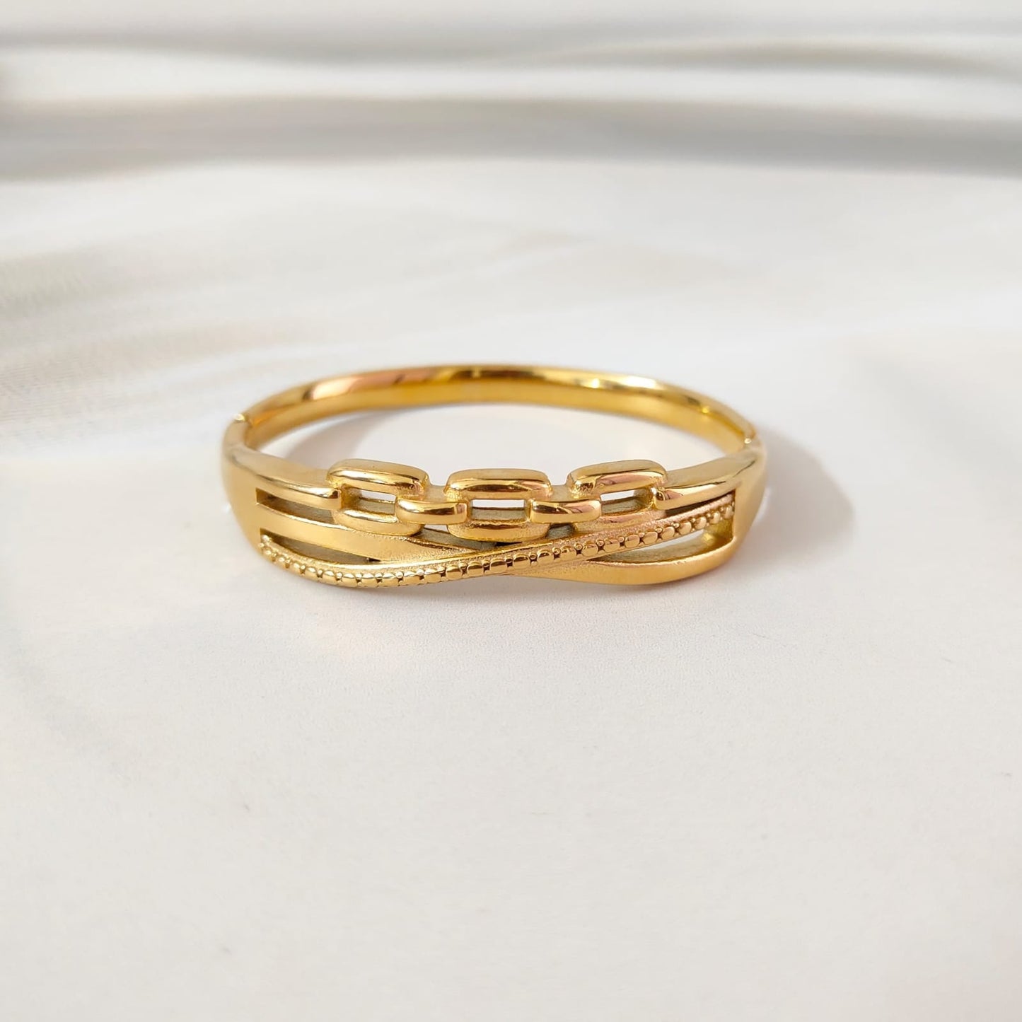 BUCKLE GOLD PLATED BRACELET