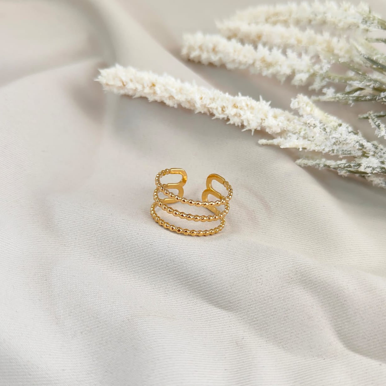 TRIO LINES RING