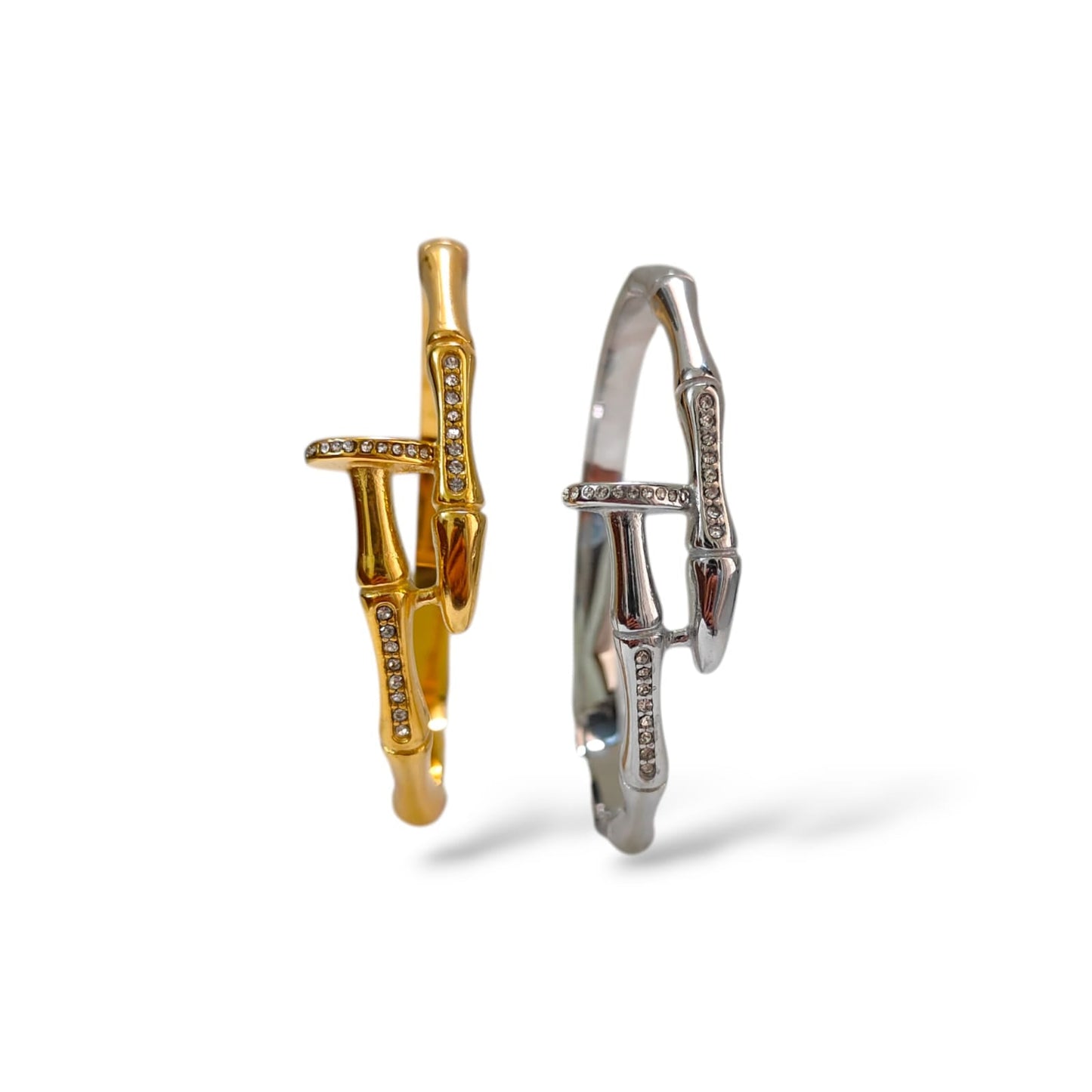 ONE SIDE NAIL 18K GOLD PLATED BRACELET