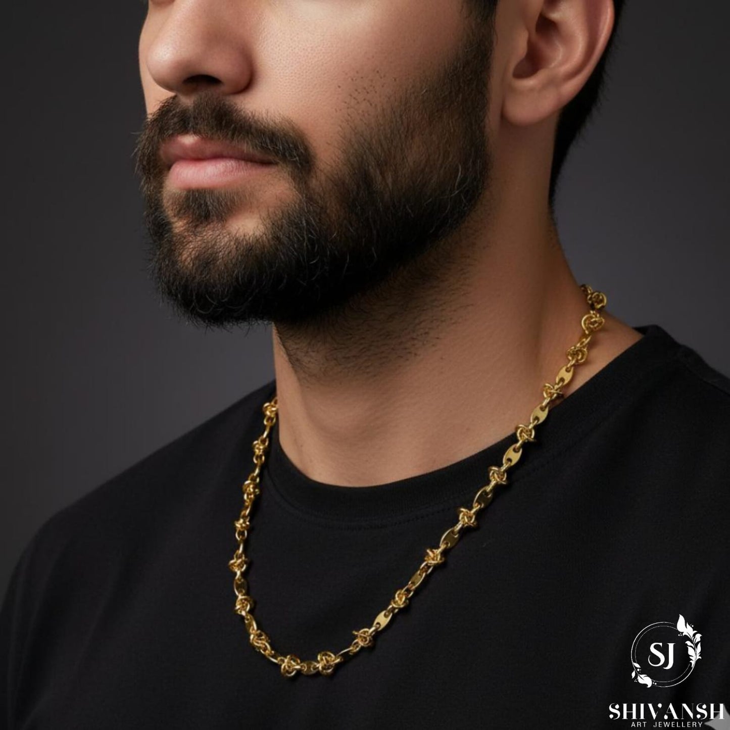 Trendy Gold Plated Chain for Men