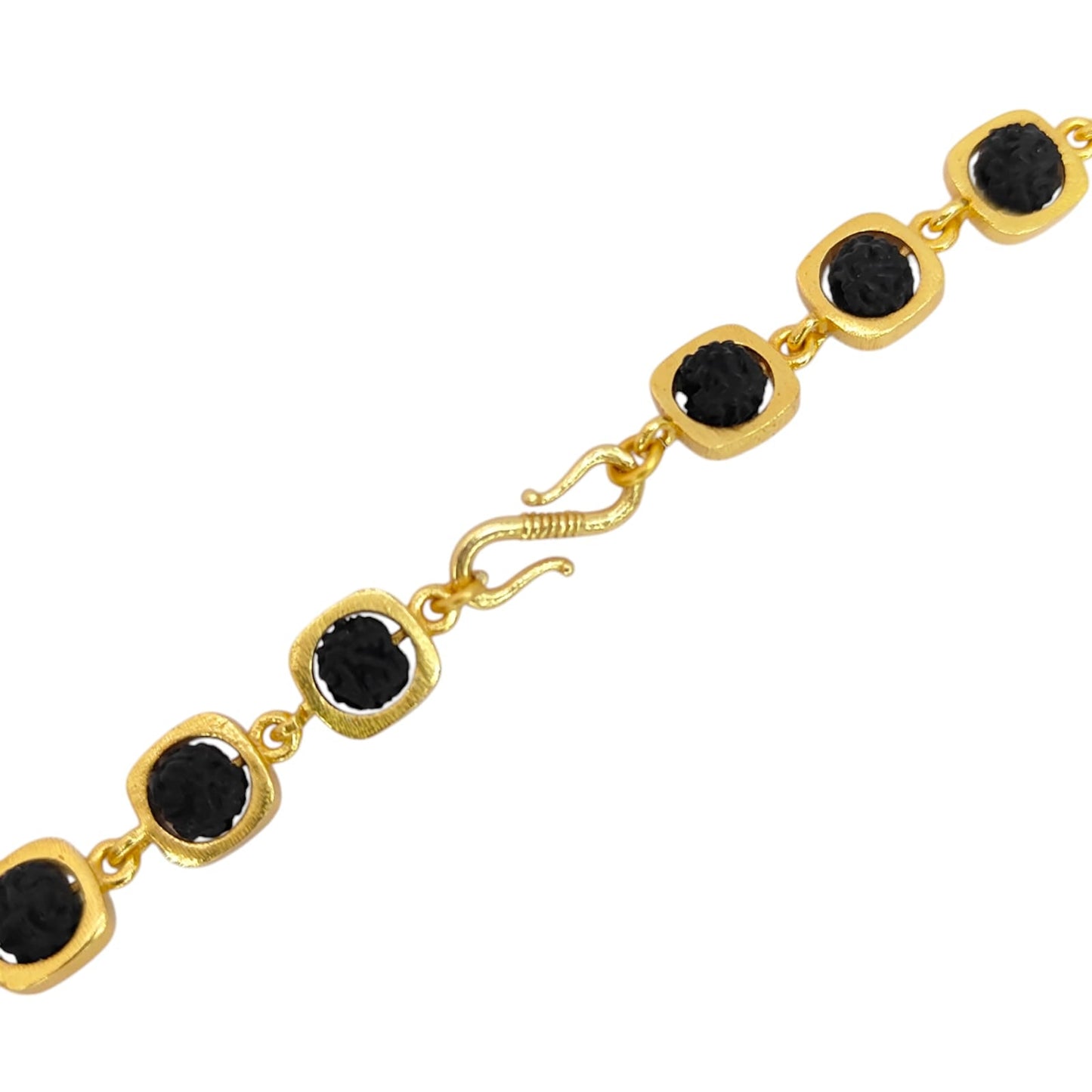 Exclusive Damru Beads Square Rudraksha Mala SJ-ML-08 Shivansh art Jewellery