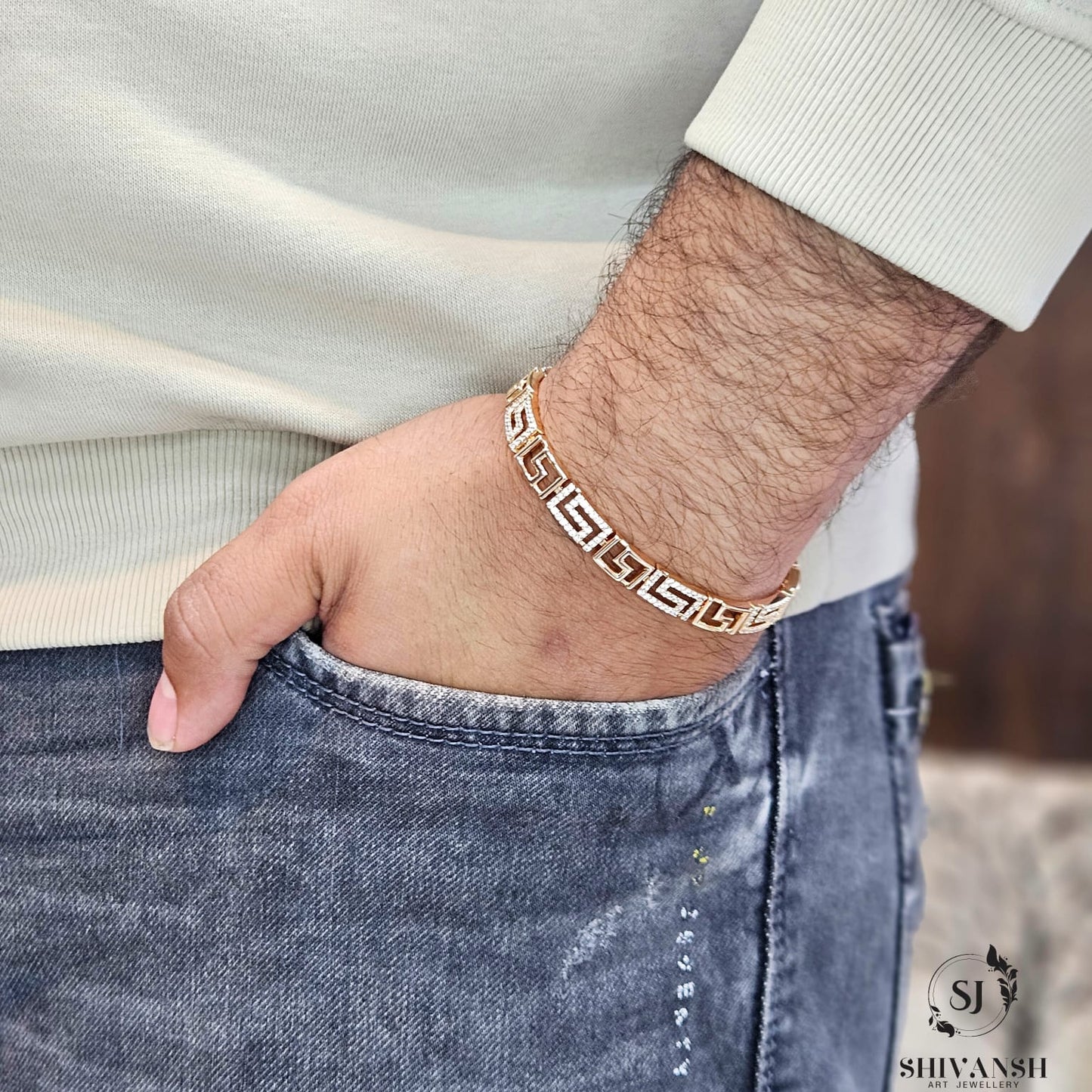 Trending Rosegold Plated Premium Quality Bracelet BR-27 Shivansh art Jewellery