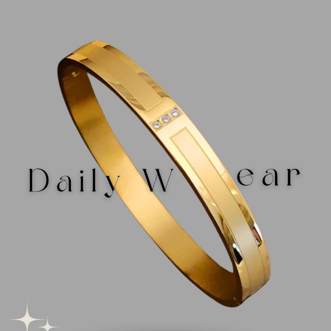 High Quality Finishing Gold Plated Kada Bracelet - Shivansh art jewellery