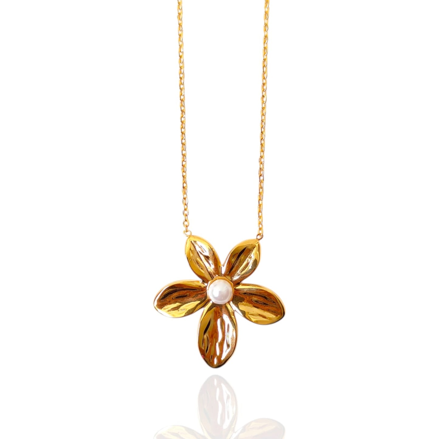 PEARL FLOWER NECKLACE