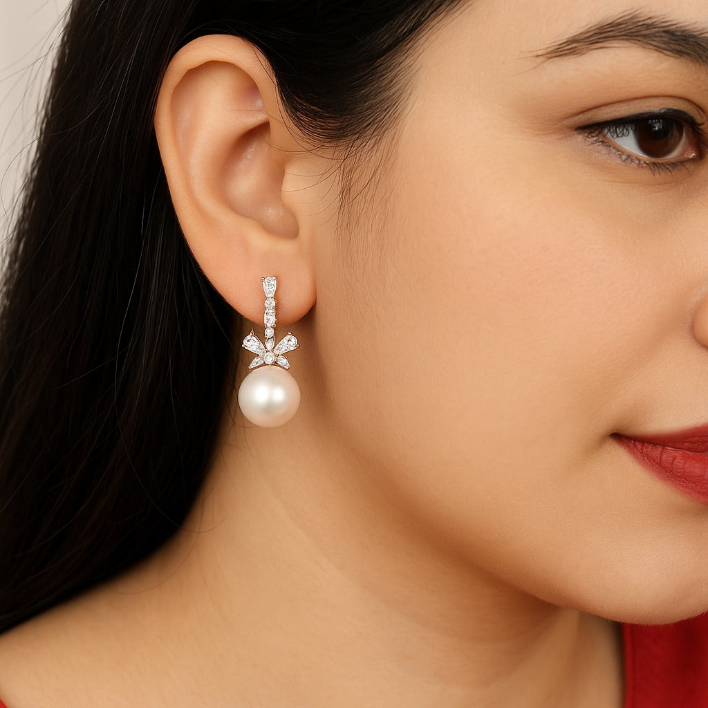 PEARL DROP EARRINGS