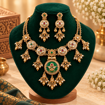 Mayurika Heritage Necklace Set-07