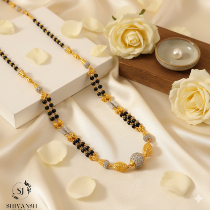 Bridal-Style 1 Gram Gold Plated Mangalsutra