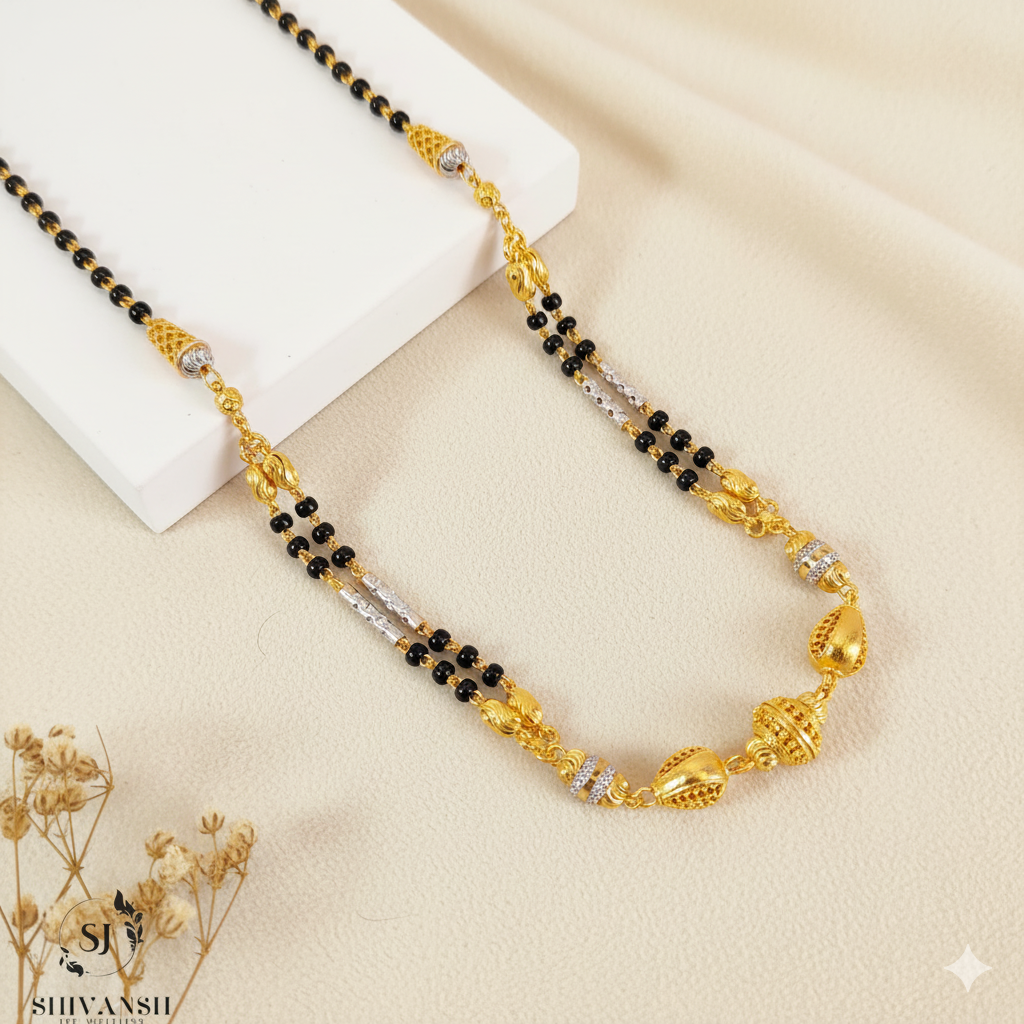 Latest Design 1 Gram Gold Plated Daily Wear Mangalsutra