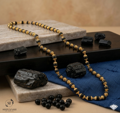Gold Plated Simple Karungali Mala KL-01