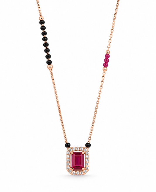 Ruby Radiance Mangalsutra