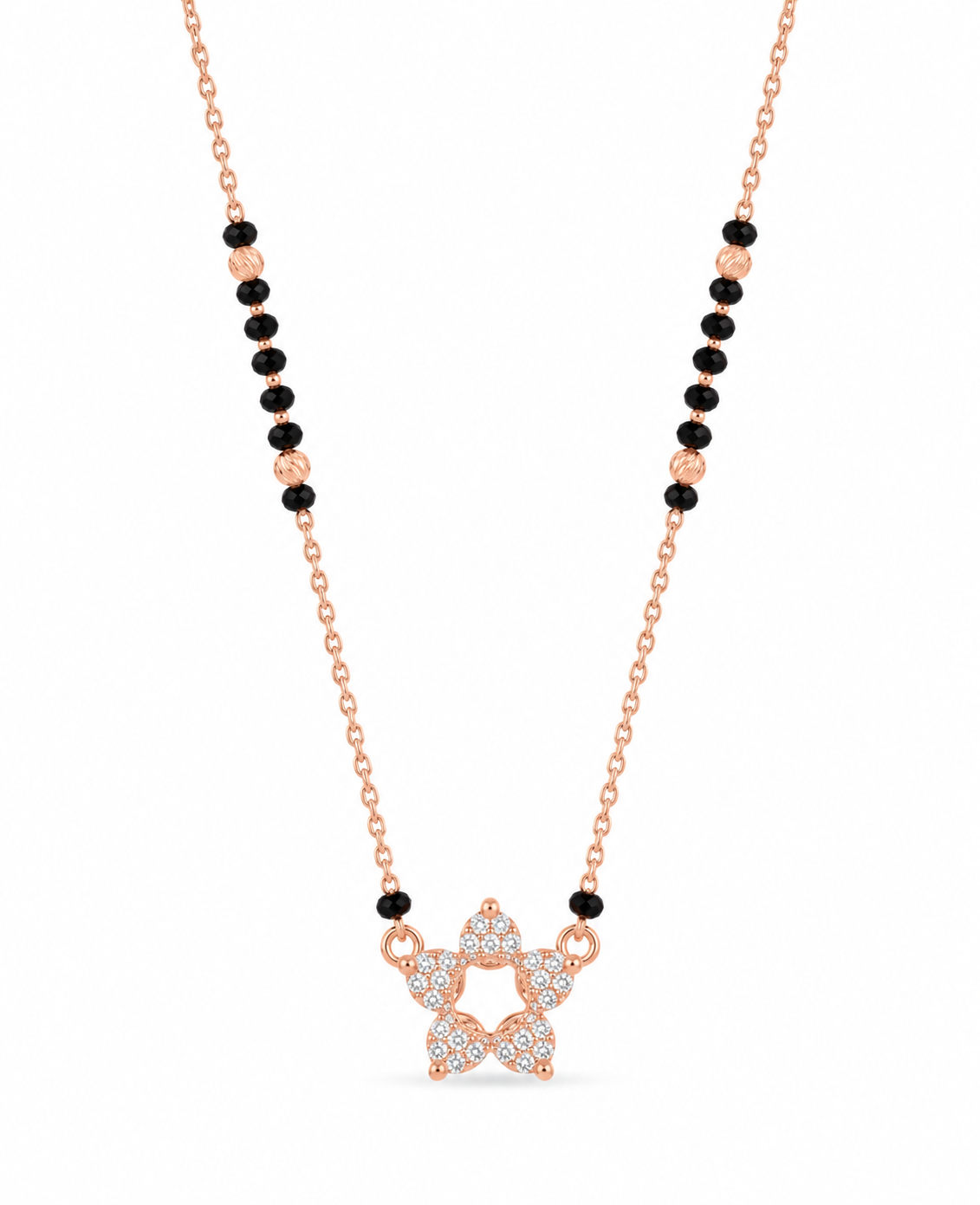 Blossom Glow Rose Gold Mangalsutra