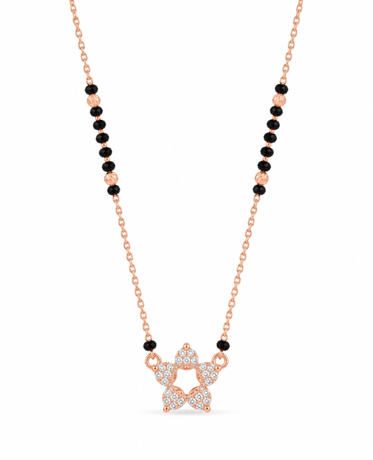 Blossom Glow Rose Gold Mangalsutra