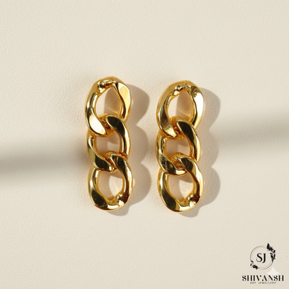 LINK CHAIN EARRING 355