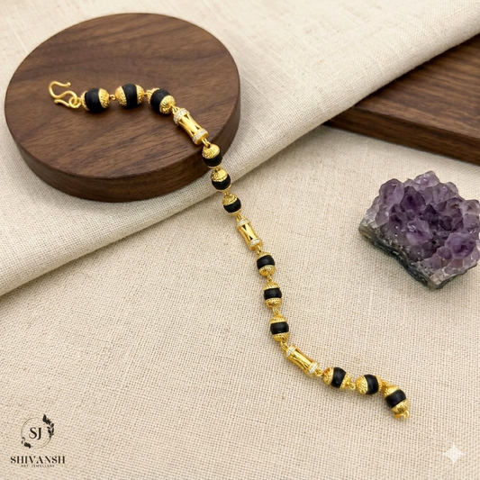 Premium Gold Plated Karungali Bracelet BR-02