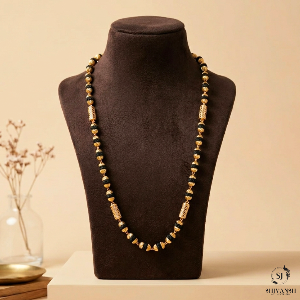 Premium Quality Diamond Beads Rudraksha Mala SJ-ML-02