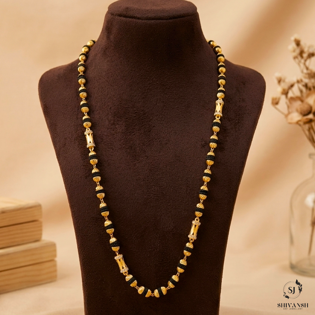 Exclusive Cylinder Beads Rudraksha Mala SJ-ML-03