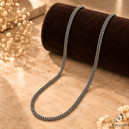 Classical Men's Silver Chain