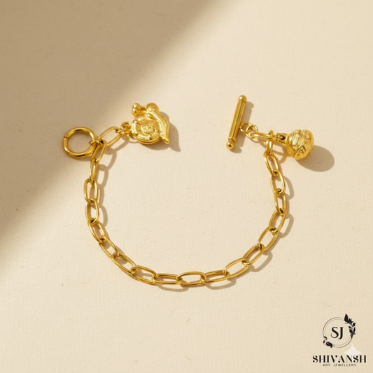 GOLD SHELL BRACELET