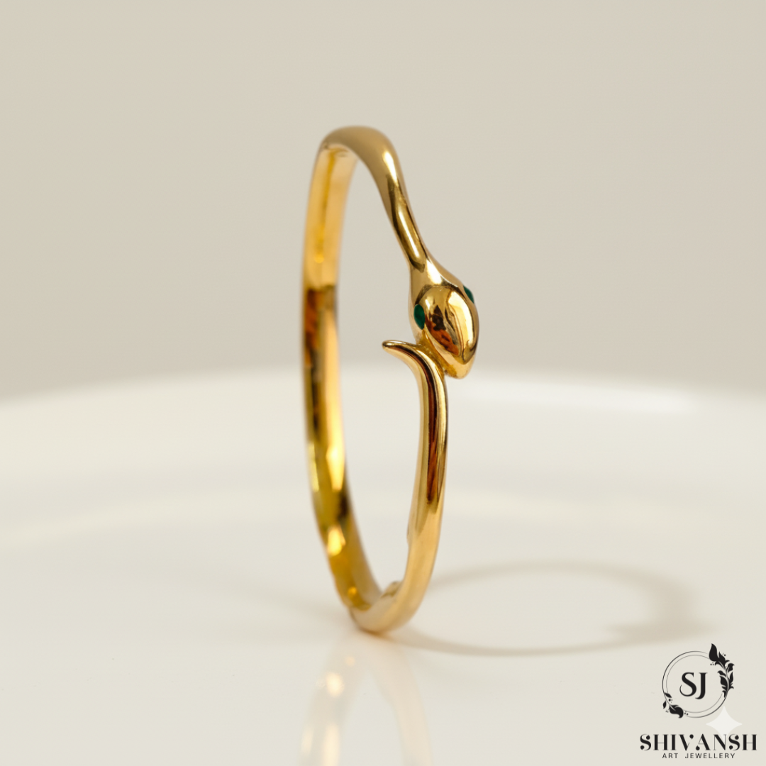 GREEN EYES SNAKE BRACELET