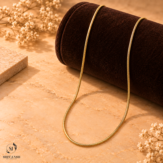 Stylish Premium Men's Gold Plated Chain