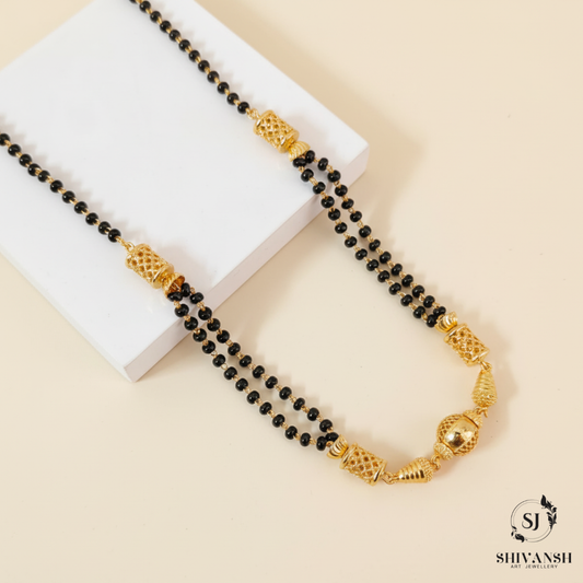 Royal Wedding Look 1 Gram Gold Plated Mangalsutra