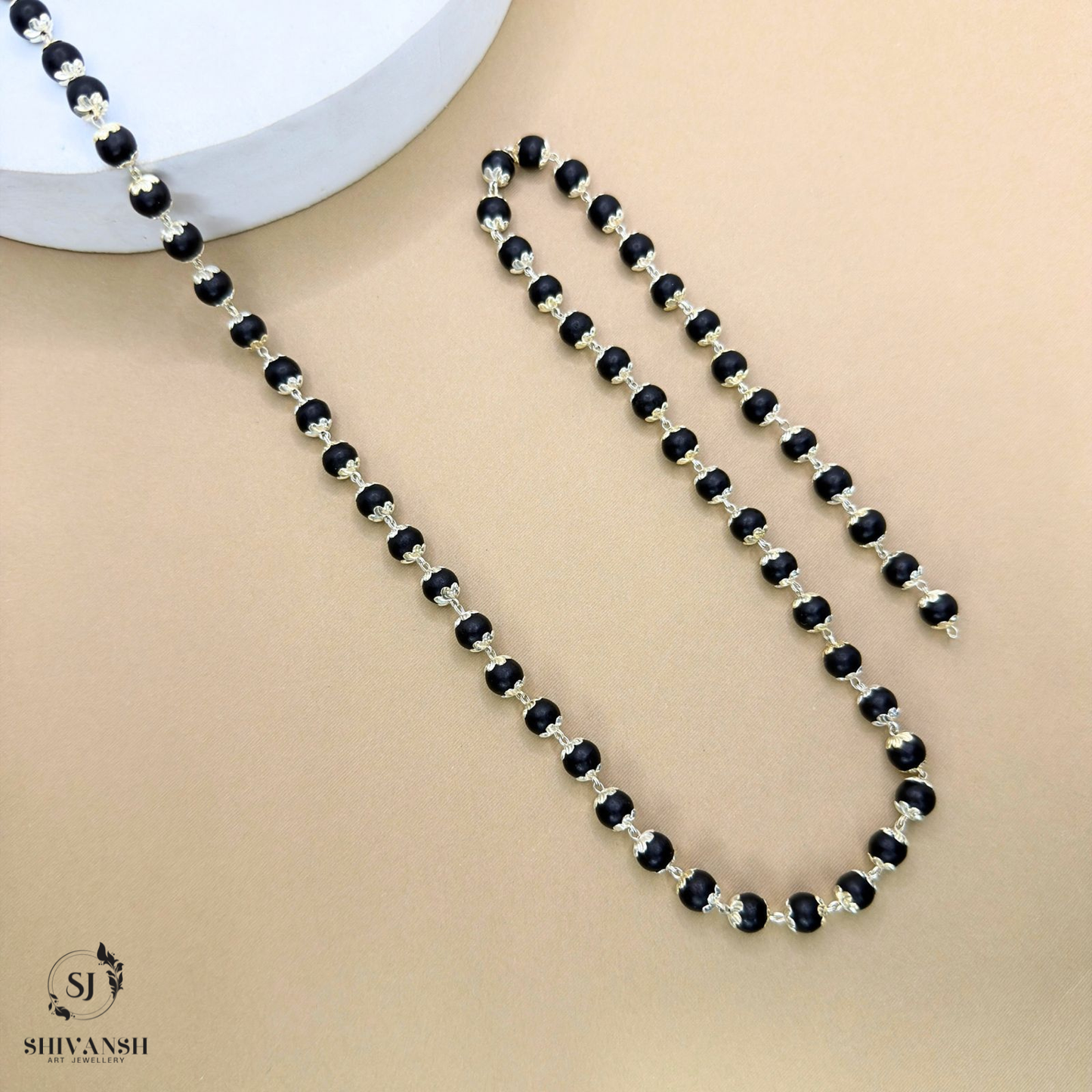 Silver Plated Eternal Karungali Mala KL-06