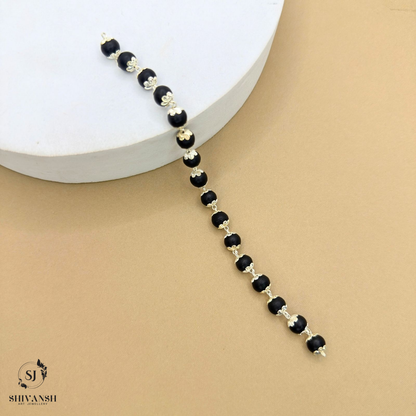 Silver Plated Karungali Bracelet