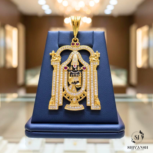 Luxury Tirupati Balaji Diamond Pendant