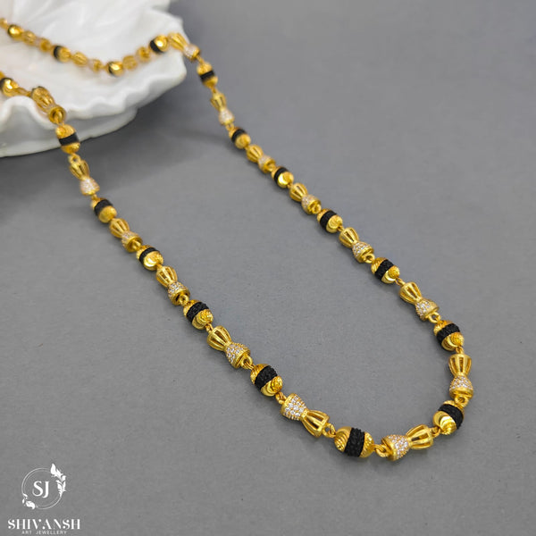 Exclusive Diamond Damru Beads Rudraksha Mala SJ-ML-01 Shivansh art Jewellery