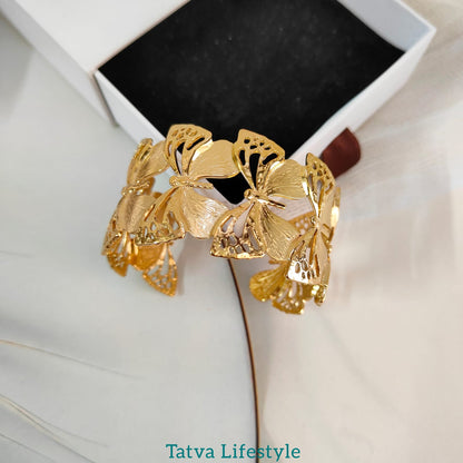 STATEMENT ADJUSTABLE BRASS CUFF