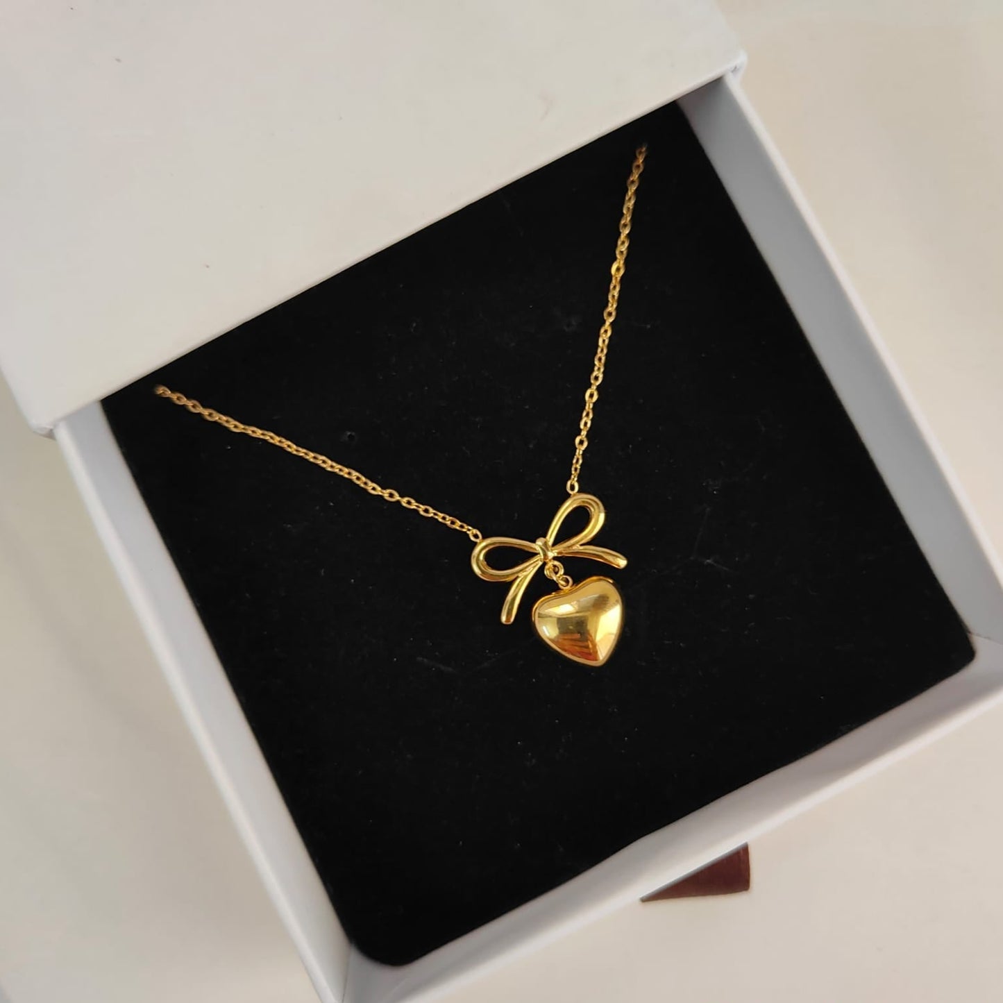 HEART DROP NECKLACE