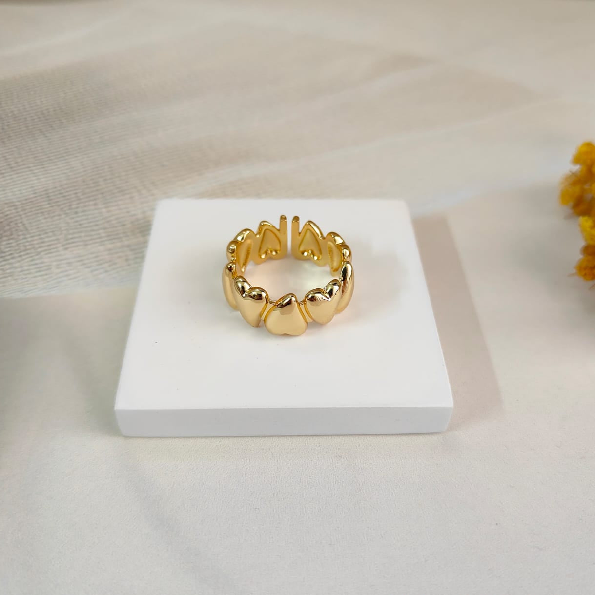 HEART BAND RING