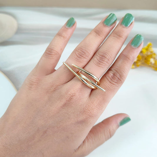 CROSS BOLD RING