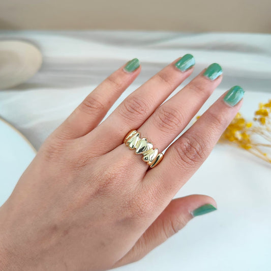 HEART BAND RING