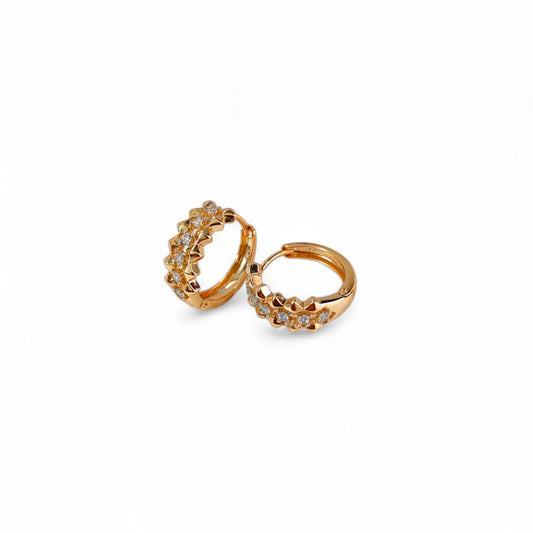 BLING ROSEGOLD HOOPS