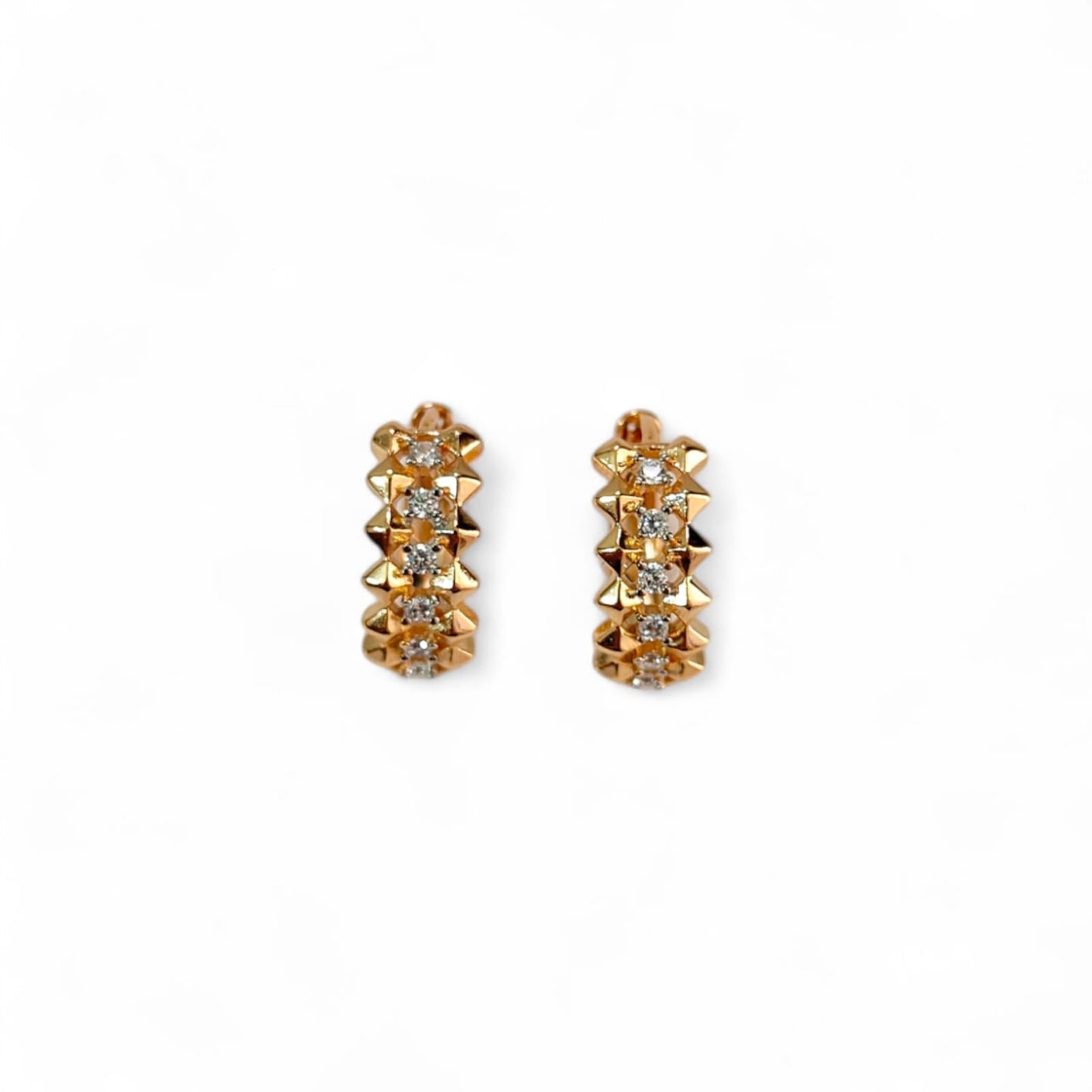BLING ROSEGOLD HOOPS