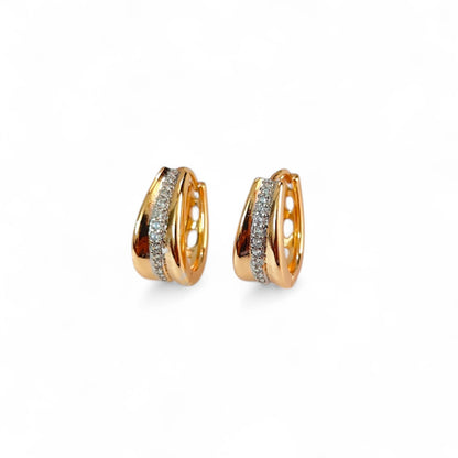 CRYSTAL HOOPS