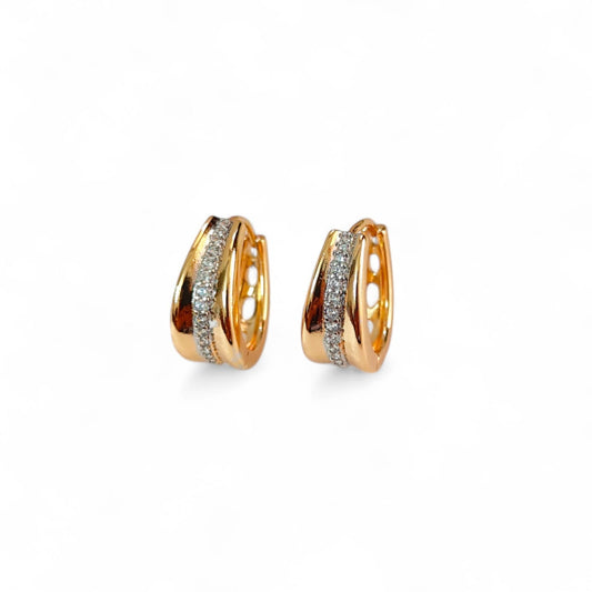 CRYSTAL HOOPS