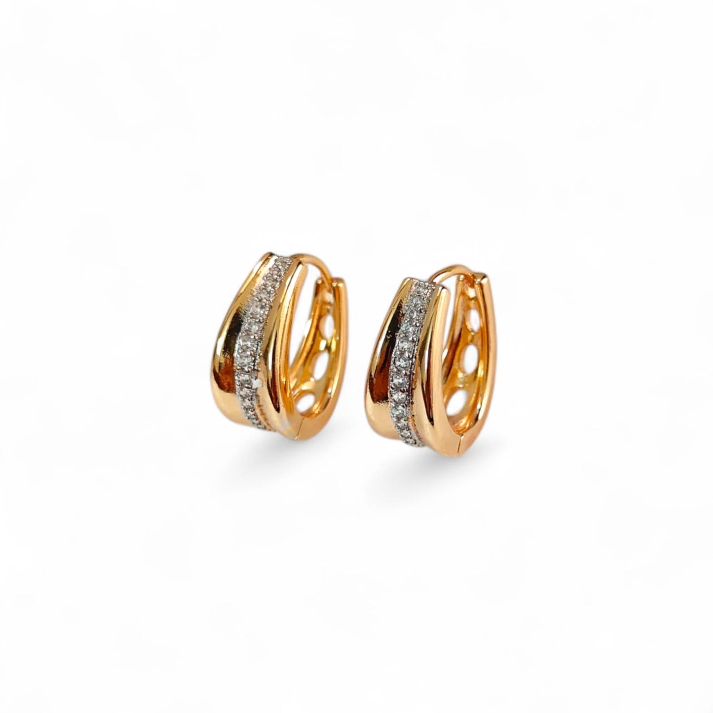 CRYSTAL HOOPS