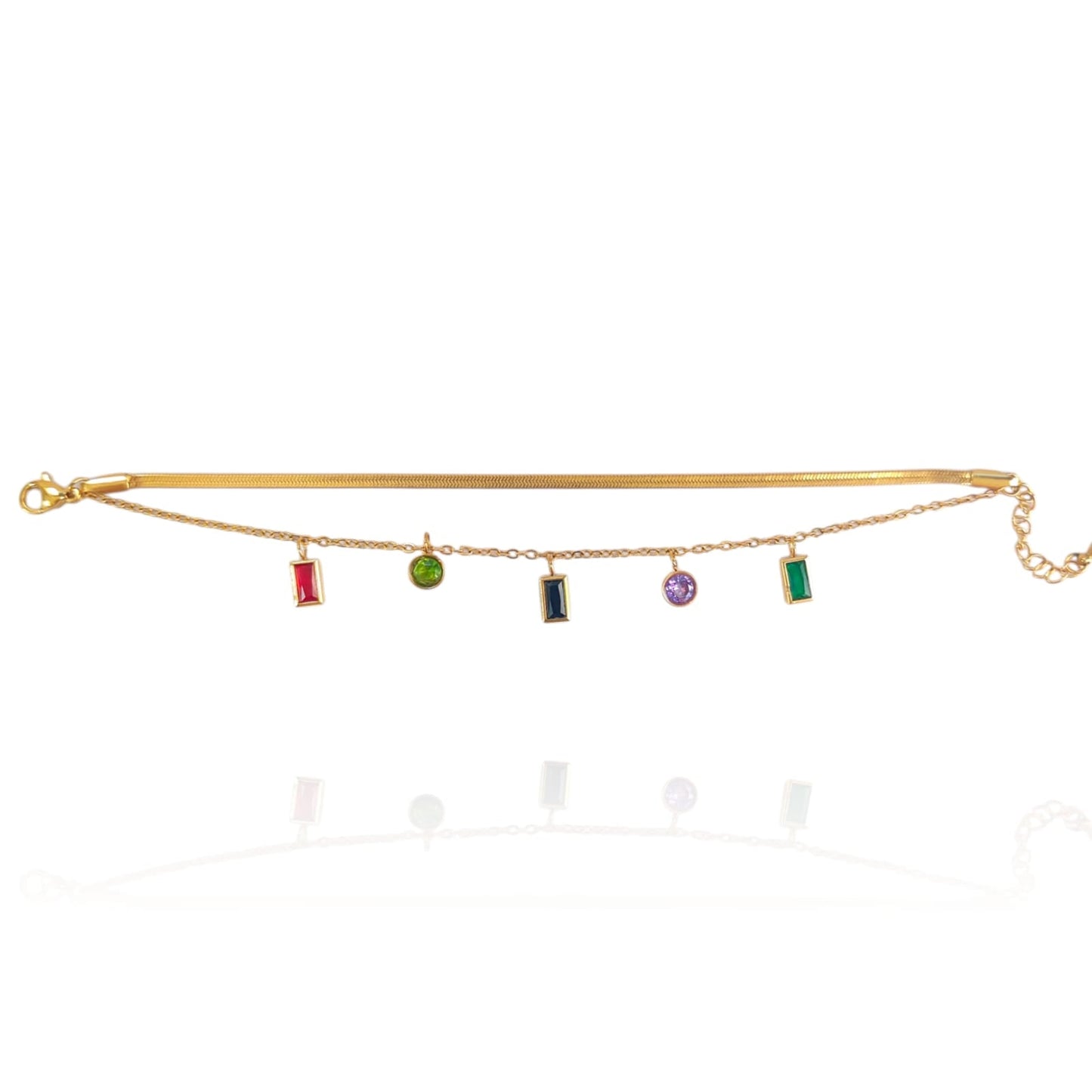 MULTI COLOR CHARMS BRACELET 23