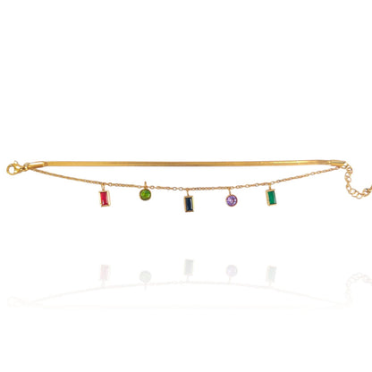 MULTI COLOR CHARMS BRACELET 23