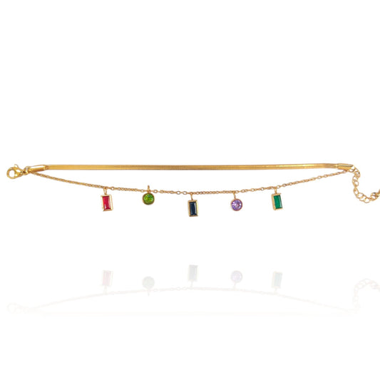 MULTI COLOR CHARMS BRACELET 23