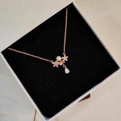 DIAMOND DROP NECKLACE