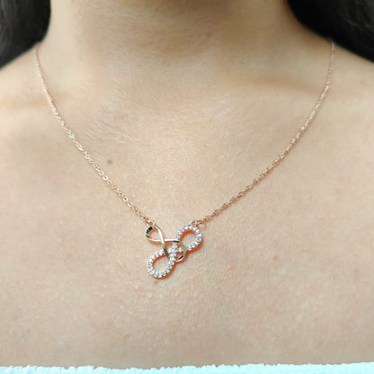 TWISTED INFINITE NECKLACE 105