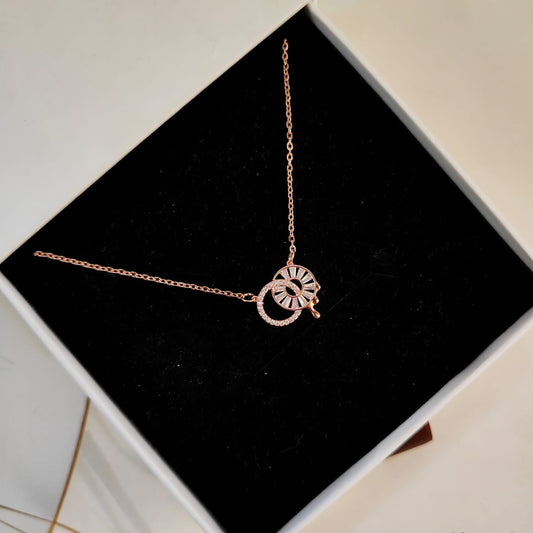 DOUBLE RING NECKLACE 316