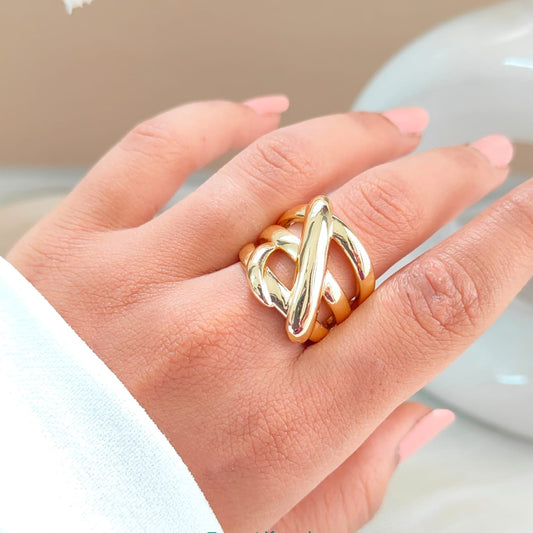 CHUNKY KNOT RING 386