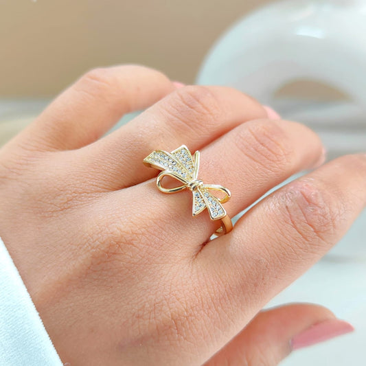 DIAMOND BOW RING 421