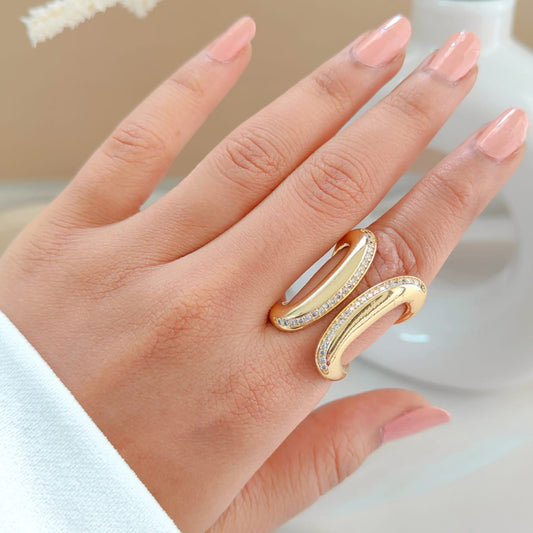 DUAL WAVE RING 424